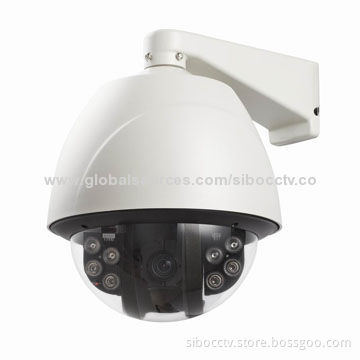 CCTV middle speed IR waterproof dome camera, 1/4" Aptina CMOS 800TVL 36x optical zoom